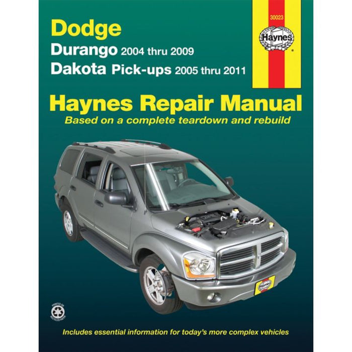 30023 Haynes Dodge Duran 2004-2006 & Dakota P/U Repair Manual, 30023, 2005-2006