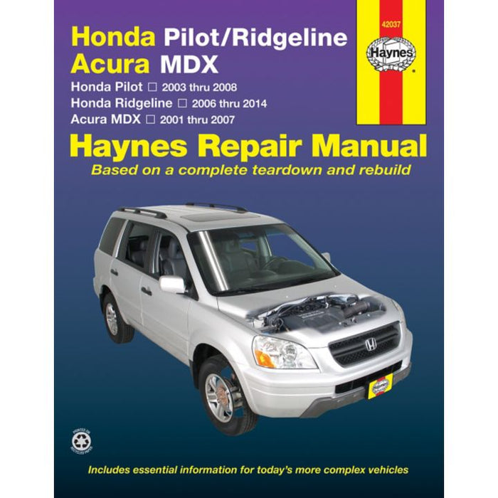 42037 Haynes Honda Pilot Repair Manual, 42037, 2003-2007