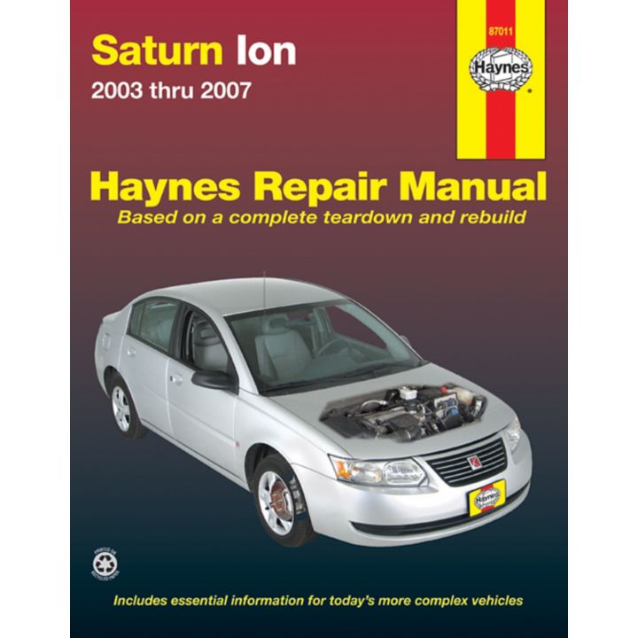 87011 Haynes Saturn ION Repair Manual, 87011, 2003-2007