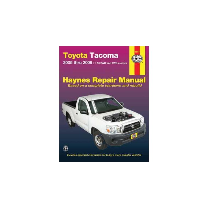 92077 Haynes Repair Manual, Toyota Tacoma