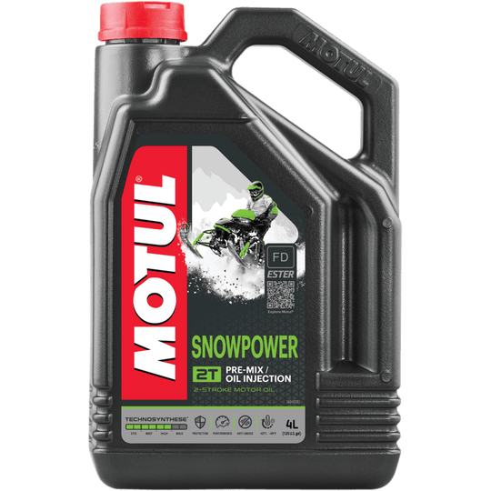 Motul Snowpower 2T 2-Cycle Semi-Synthetic Motor Oil, 4-L