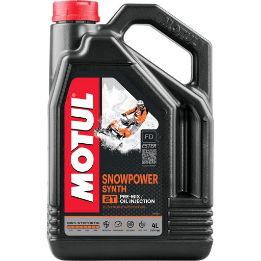 Motul Snowpower Synth 2T 2-Cycle Synthetic Motor Oil, 4-L