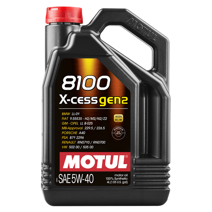 Motul 109776 8100 X-CESS GEN2 5W-40 5L