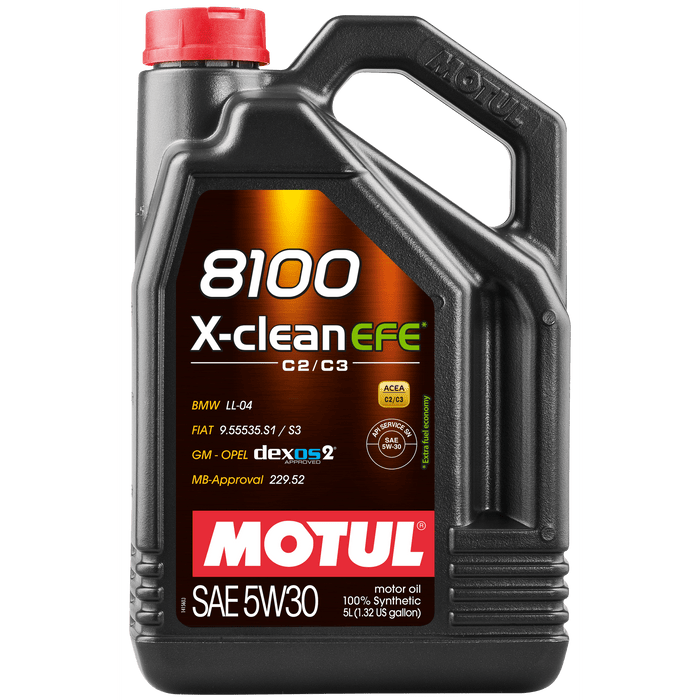 Motul 109471 8100 X-CLEAN EFE 5W30 5L