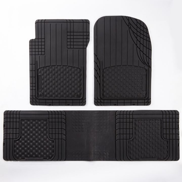 WT11AVMOTHB WeatherTech Universal Mat Set, Black, 3-pc