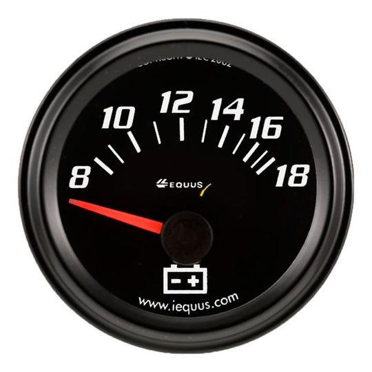 6268 EQUUS 2-in. Voltmeter, Black