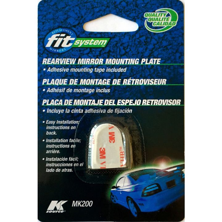 MK200 K Source Mounting Plate with Adhesive for Rear View Mirror