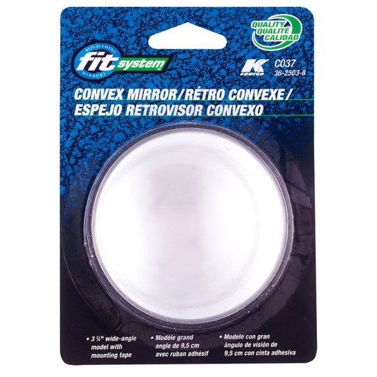 C037W K Source Round Blind Spot Mirrors, 3¾-in, 2-pk