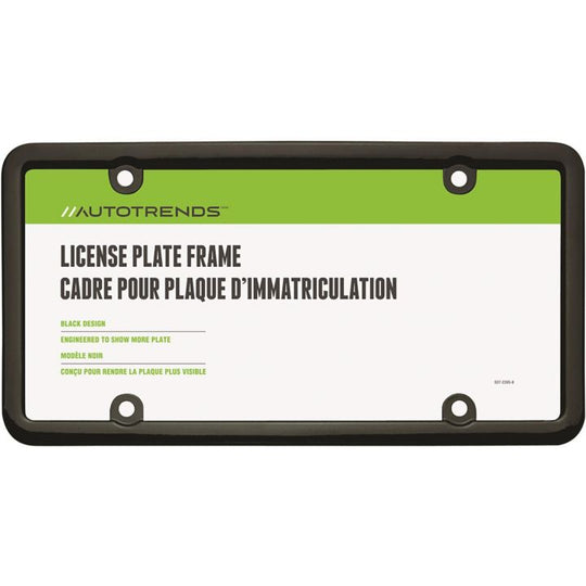 46037-3 Monterey License Plate Frame, Black