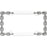 46009-3 Chrome Chain License Plate Frame