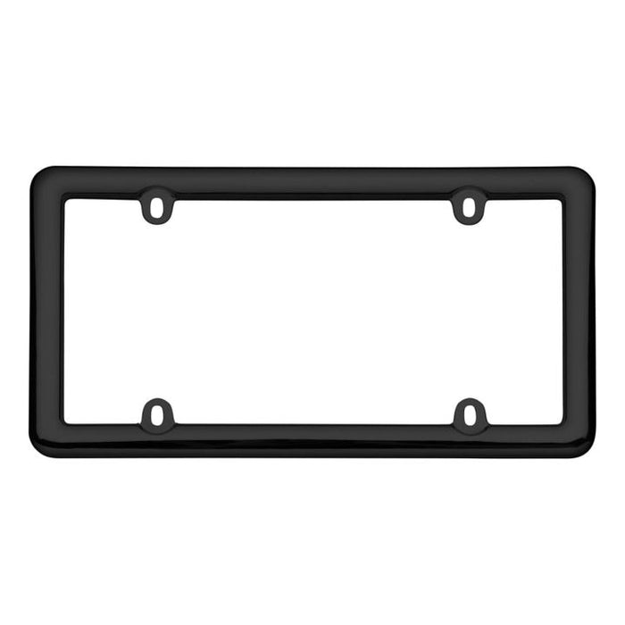 20642 Plastic Black License Plate Frames, 2-pk