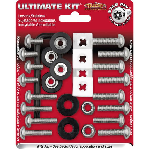 81500 Ultimate License Plate Lock Fastener Kit