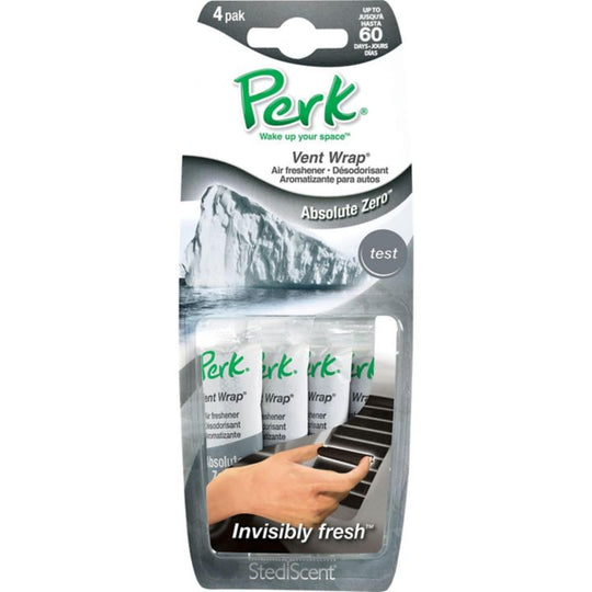 CTK-52201-24 Little Trees Vent Wrap Air Freshener, Black Ice, 4-pk