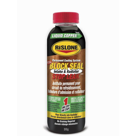 31109 Rislone Liquid Copper Block Seal Intake/Radiator Stop Leak, 510-g