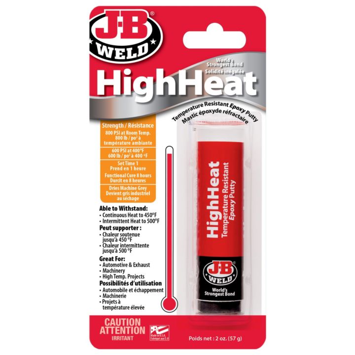 J-B Weld High-Heat Epoxy Putty Stick, 57-g