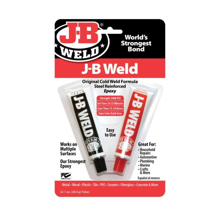 8265-S J-B Weld Steel Reinforced Epoxy, 28-g