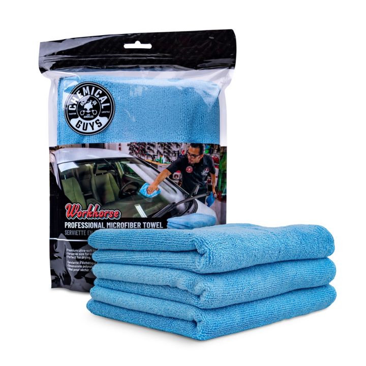 Chemical Guys Workhorse Microfiber Towel (Exterior)- 16in x 16in