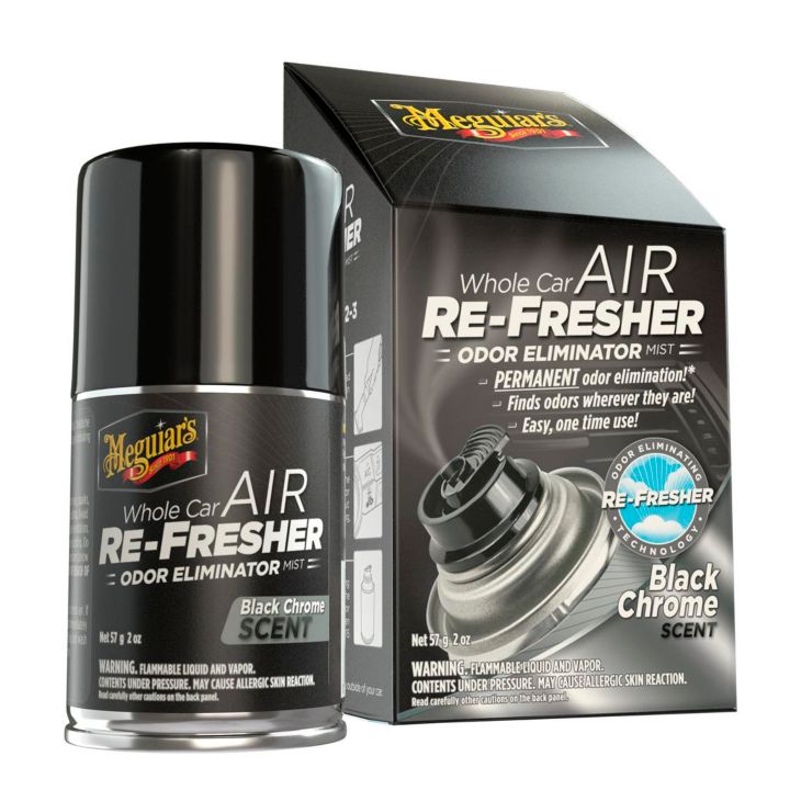 Meguiar's Whole Car Air Refresher Spray, Black Chrome — Partsource