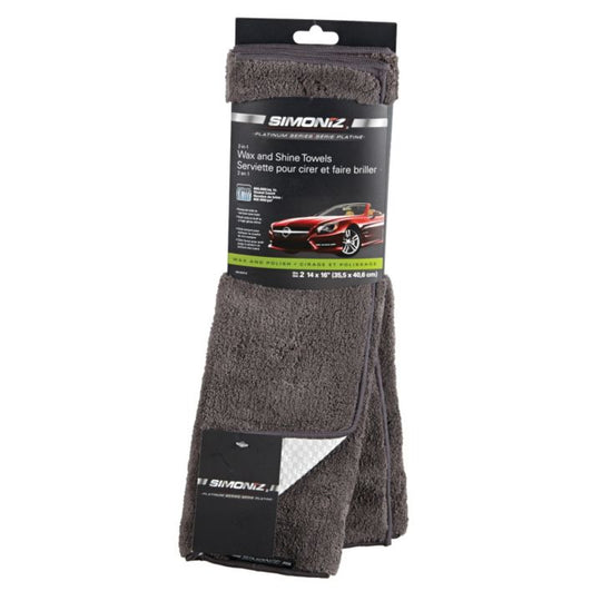 R-599319 Simoniz Platinum Wax & Shine Towels, 2-pk