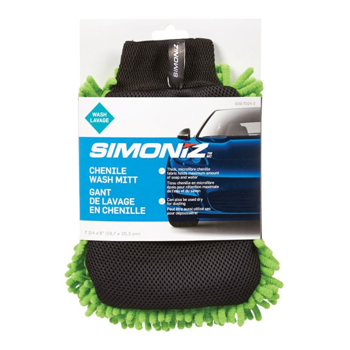 R0M-555018 Simoniz Microfibre Chenille Wash Mitt