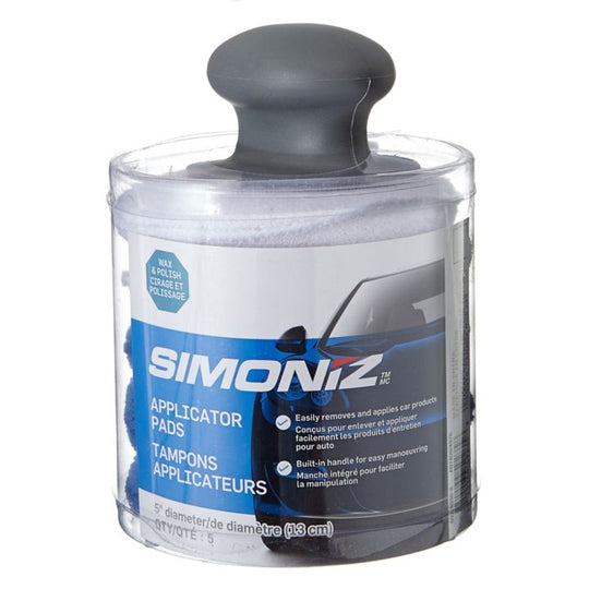 R-592358 SIMONIZ Easy Grip Polishing Applicator Pads, 5-pk