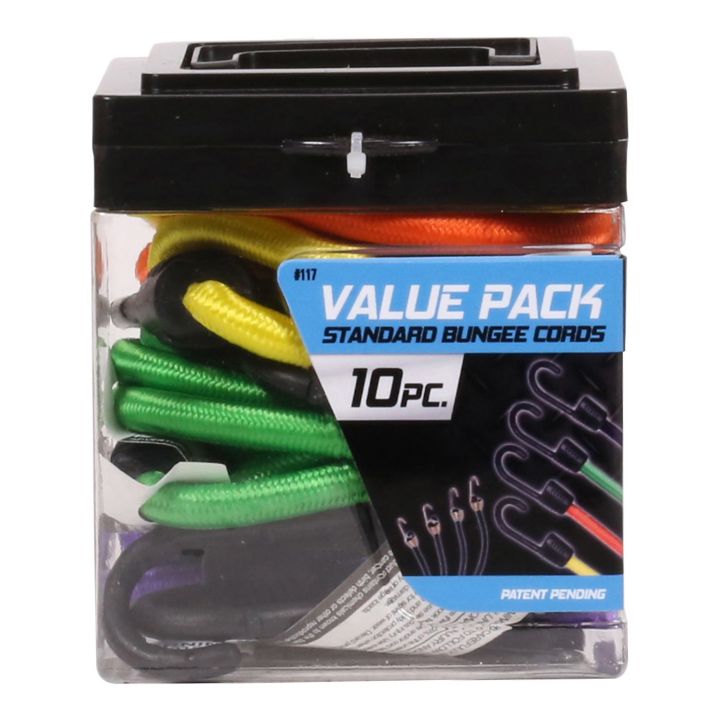 CA117 Standard Bungee Cord Kit, 10-pk