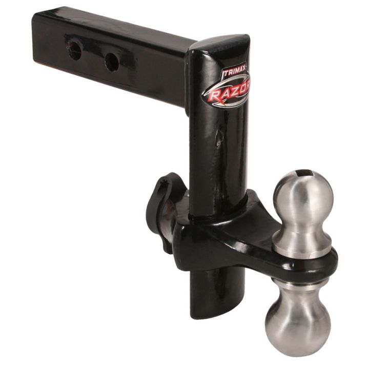 TRZ8PB Trimax Razor Adjustable Tow Hitch Forged Steel 8 in Drop