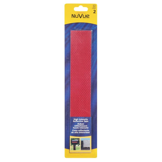 NuVue Rectangle Reflective Tape Strips, 2-pk