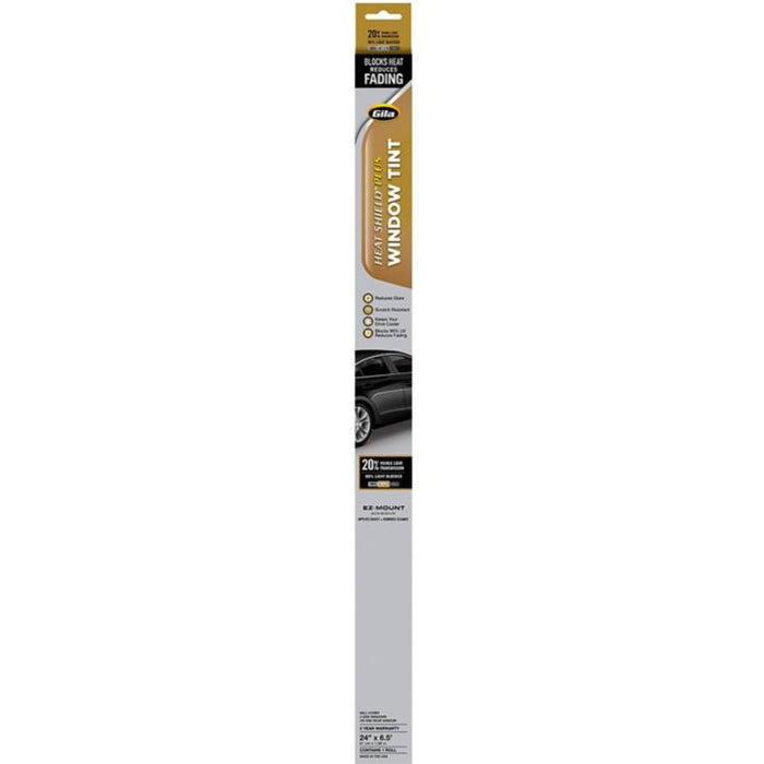 USS44 Gila Auto Ultra Shield Window Film Tint, Dark Black