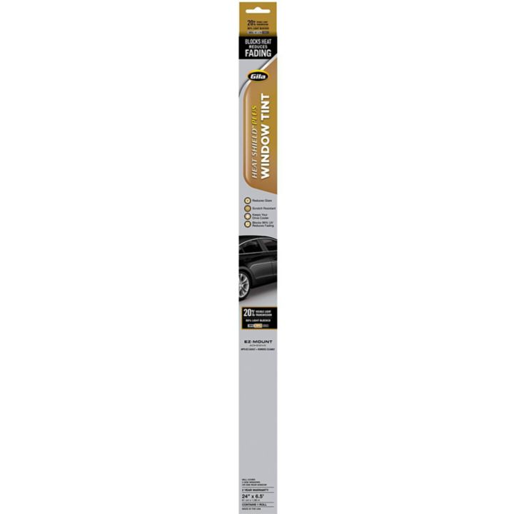 USS44 Gila Auto Ultra Shield Window Film Tint, Dark Black