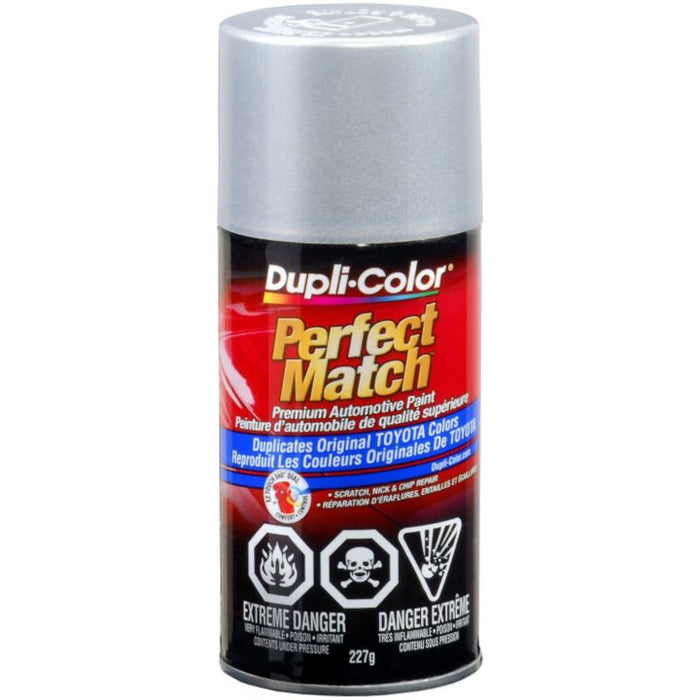 CBTY1617 DupliColor Perfect Match Paint, Classic Silver Mica (1F7)