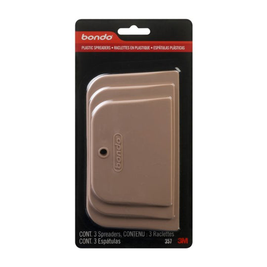 357 Bondo Plastic Spreaders, 3-pk