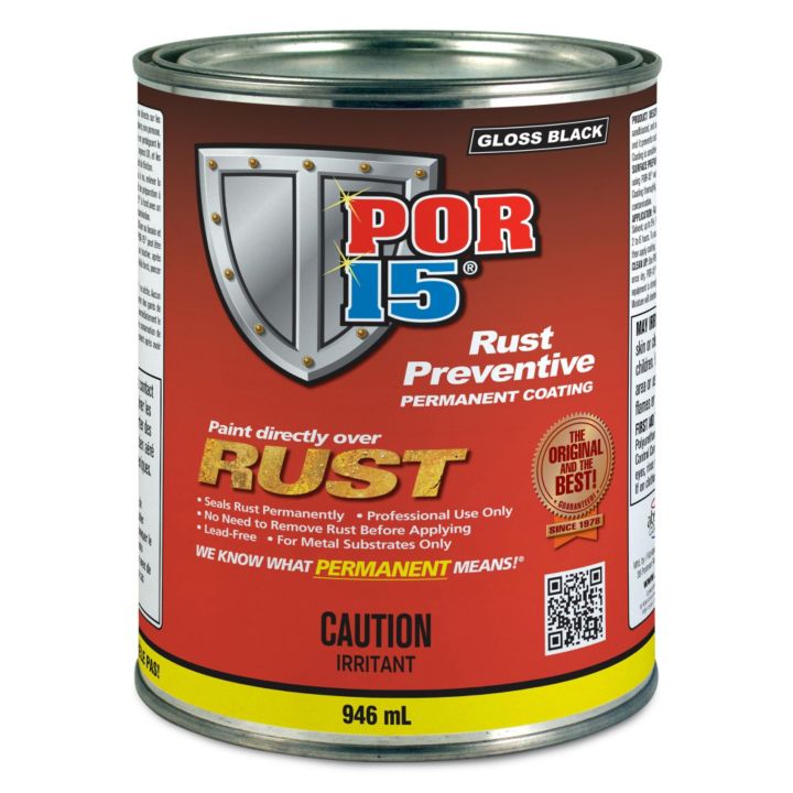 POR15 Clear Rust Preventive Paint (946ml) US Quart