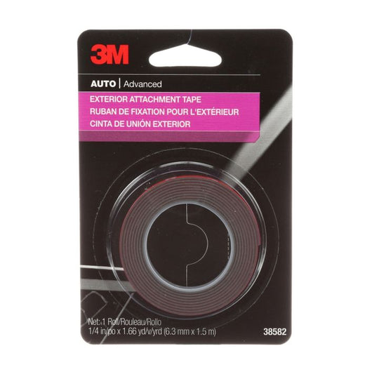 38582 3M Auto Molding Tape, 1/4-in x 5-ft