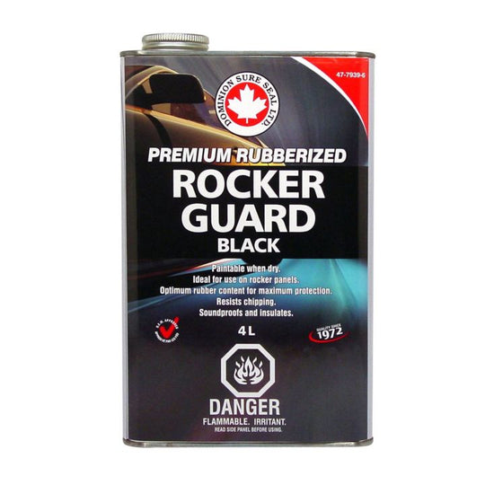 BUF1 Rubberized Rockerguard Undercoating, 4L Black