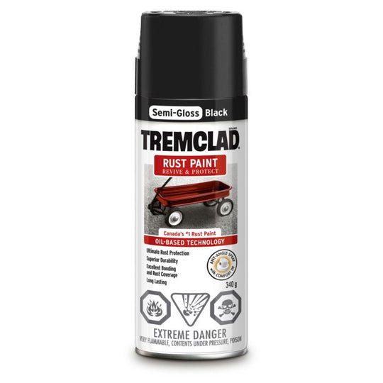 Tremclad Rust Paint, Semi-Gloss, 340-g