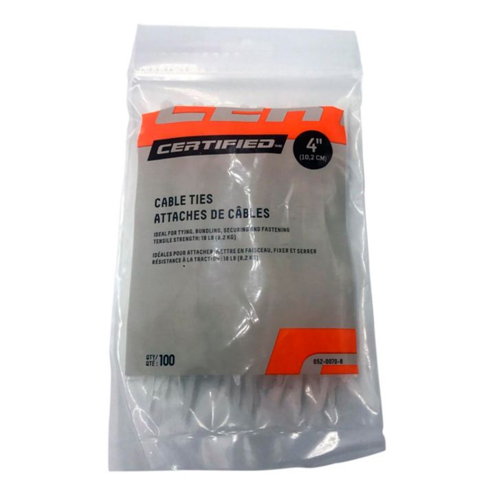 Cable Ties, 100-pk