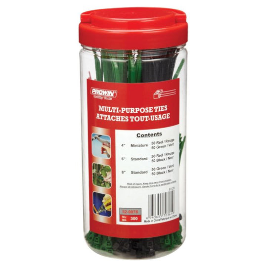 HDZC0032 Nylon Cable Ties, 300-pk