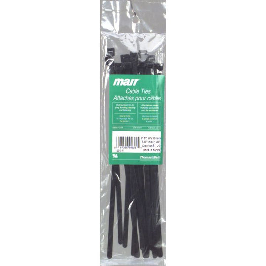 HDZC0034 Marr 7.5-in Cable Ties, 20-pk