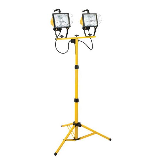 TQS1000 NOMA 1000W Twin Head Halogen Work Light on Tripod