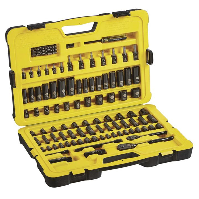 0589231 Stanley Professional Grade Black Chrome Socket Set, 122-pc —  Partsource