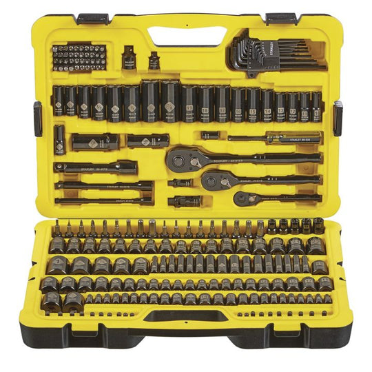 STMT75064 Stanley Professional Black Chrome Socket Set, 229-pc