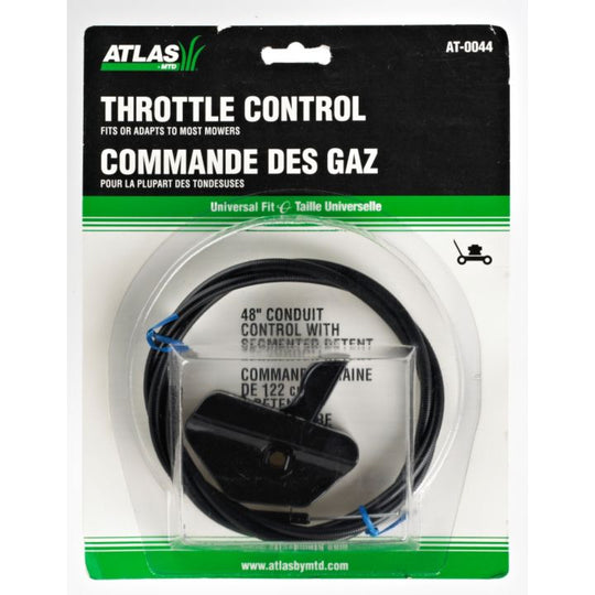 680-109 Atlas Lawn Mower Throttle Control, 48-in