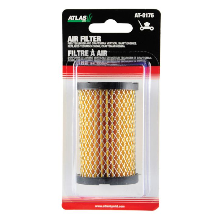 AT-0176 Atlas Air Filter Cartridge for Tecumseh, 3.5 HP
