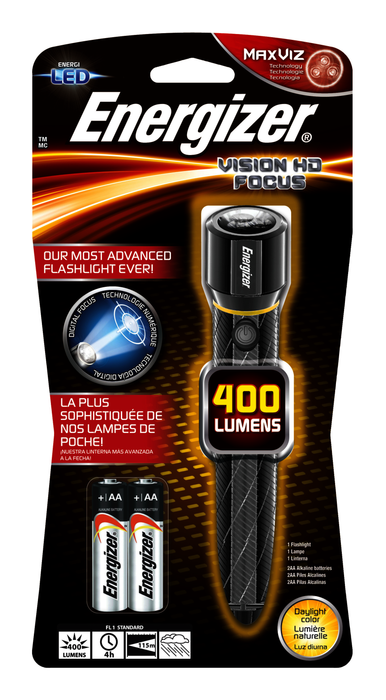 Energizer HD Vision 400 Lumen Flashlight