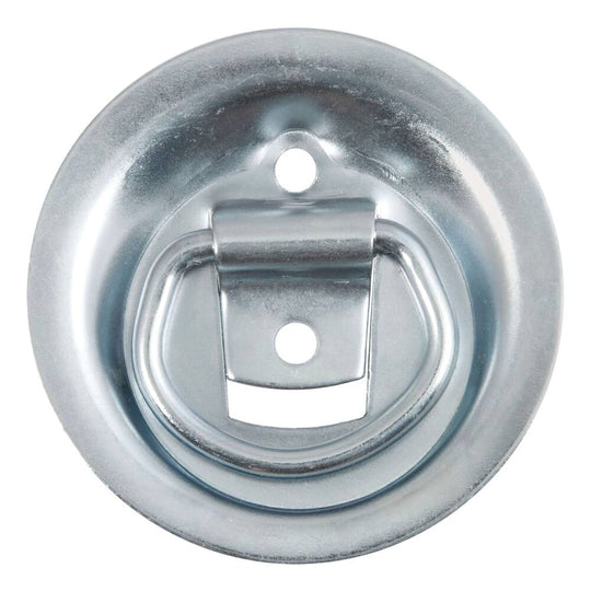 83710 1-1/8 x 1-5/8 Recessed Tie-Down Ring (1000 lb, Clear Zinc)
