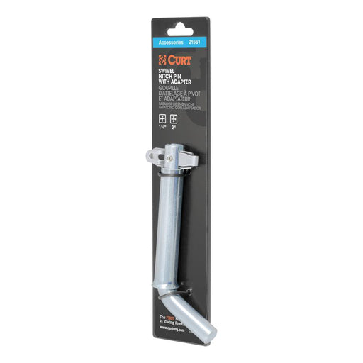 21561 1/2 Swivel Hitch Pin with 5/8 Adapter (1-1/4, 2 Receiver)