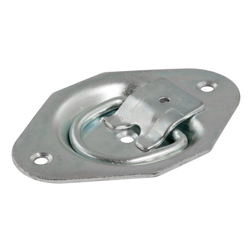 83601 1-3/8 x 1-7/8 Recessed Tie-Down Ring (1200 lb, Clear Zinc)