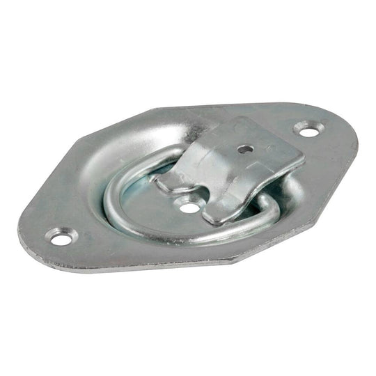 83601 1-3/8 x 1-7/8 Recessed Tie-Down Ring (1200 lb, Clear Zinc)