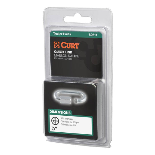 82611 1/4 Quick Link (4,400 lbs. Breaking Strength, Packaged)